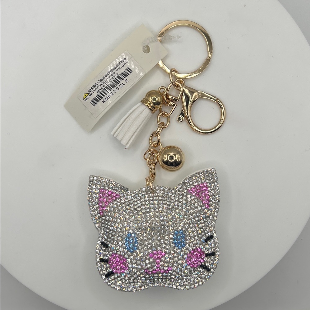 1299. Hello Kitty Rhinestone Keychain